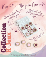 Jeu MORPION NOMADE (coeurs)
